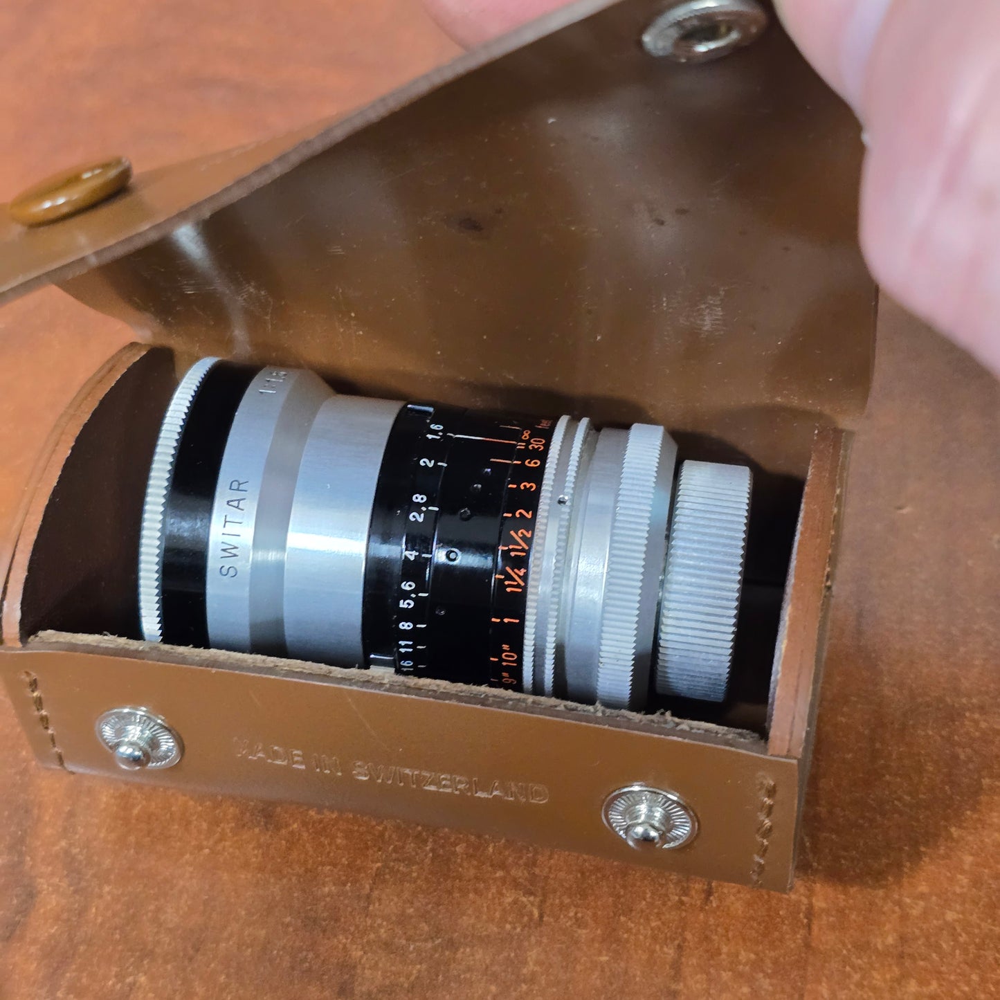 Switar 10mm Preset f1.6 H16 RX C-Mount Lens S# 1100427