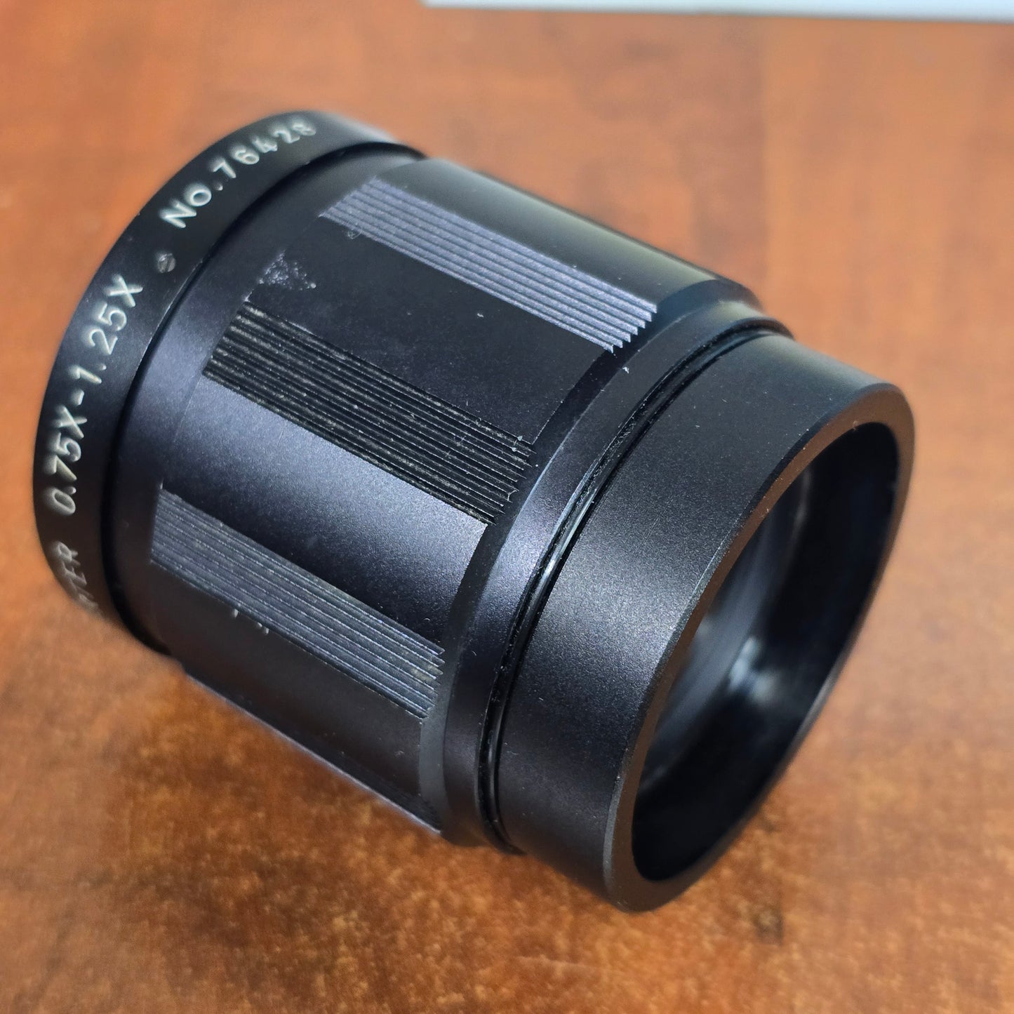 Sun 16mm Zoom Converter-16 0.75-125X Screw On Lens converter for Eiki 50mm Lens S# 76428