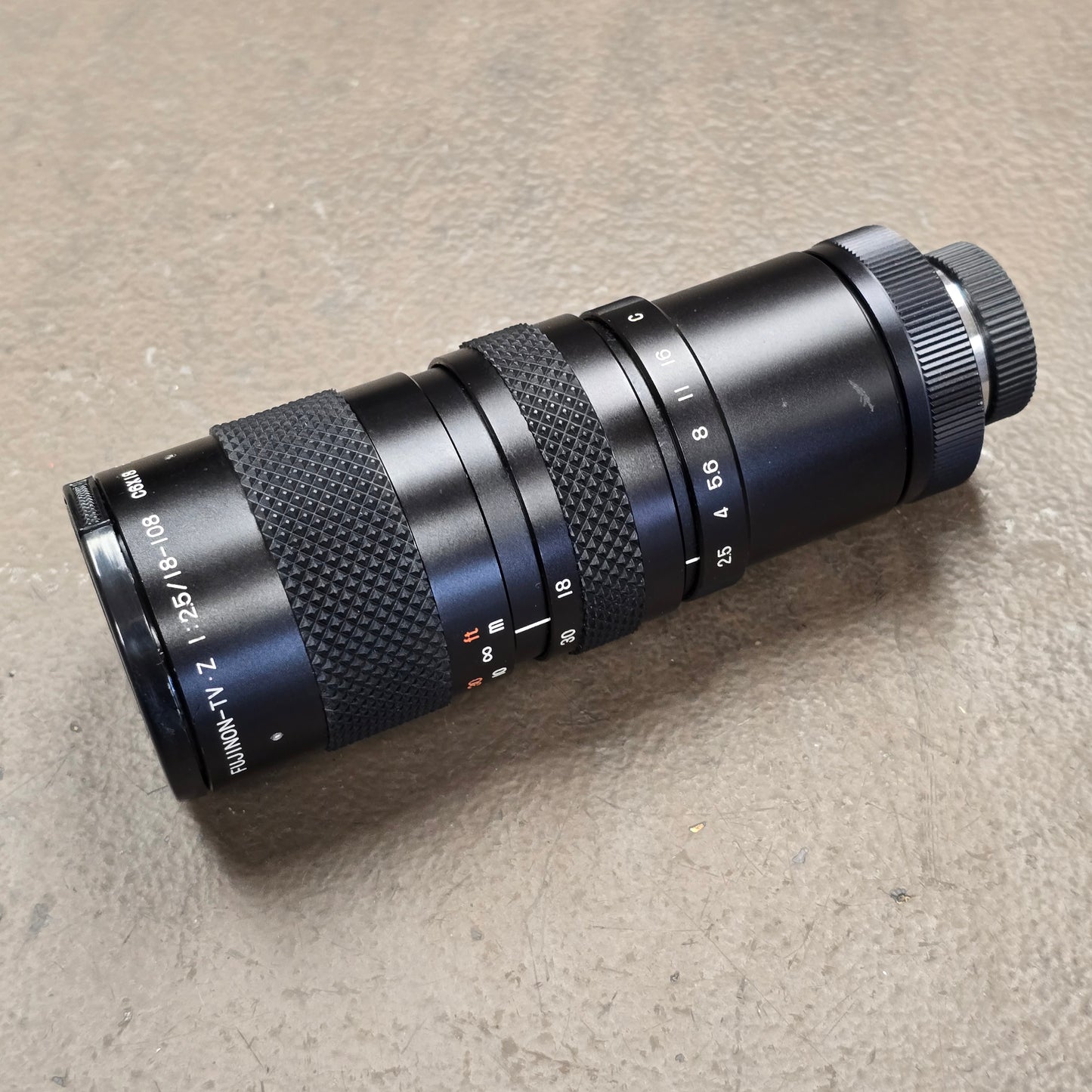 Fujinon-TV 18-108mm t/2.5 C6X18 C-Mount Zoom Lens S# 513893