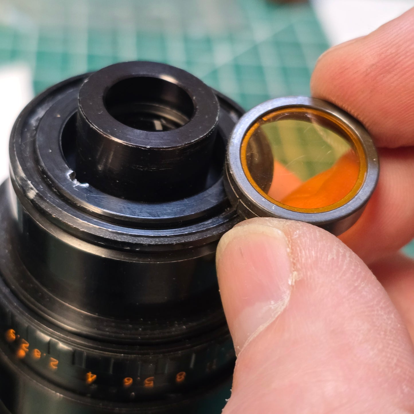 Set of 4 Rear Gel Filter holders for Angenieux 12-120mm & Angenieux 15-150mm Zoom lenses