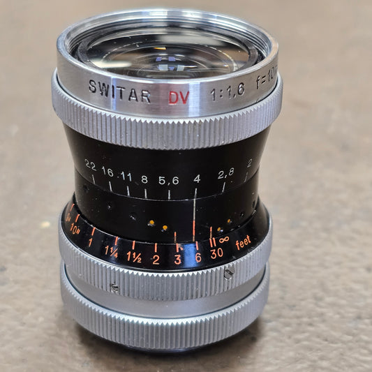 Switar DV 10mm f1.6 AR C-Mount Lens S# 315542