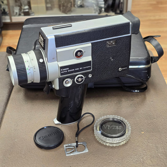 Canon 518 Auto Zoom SV (Special Version) Super 8mm Camera S# 132261
