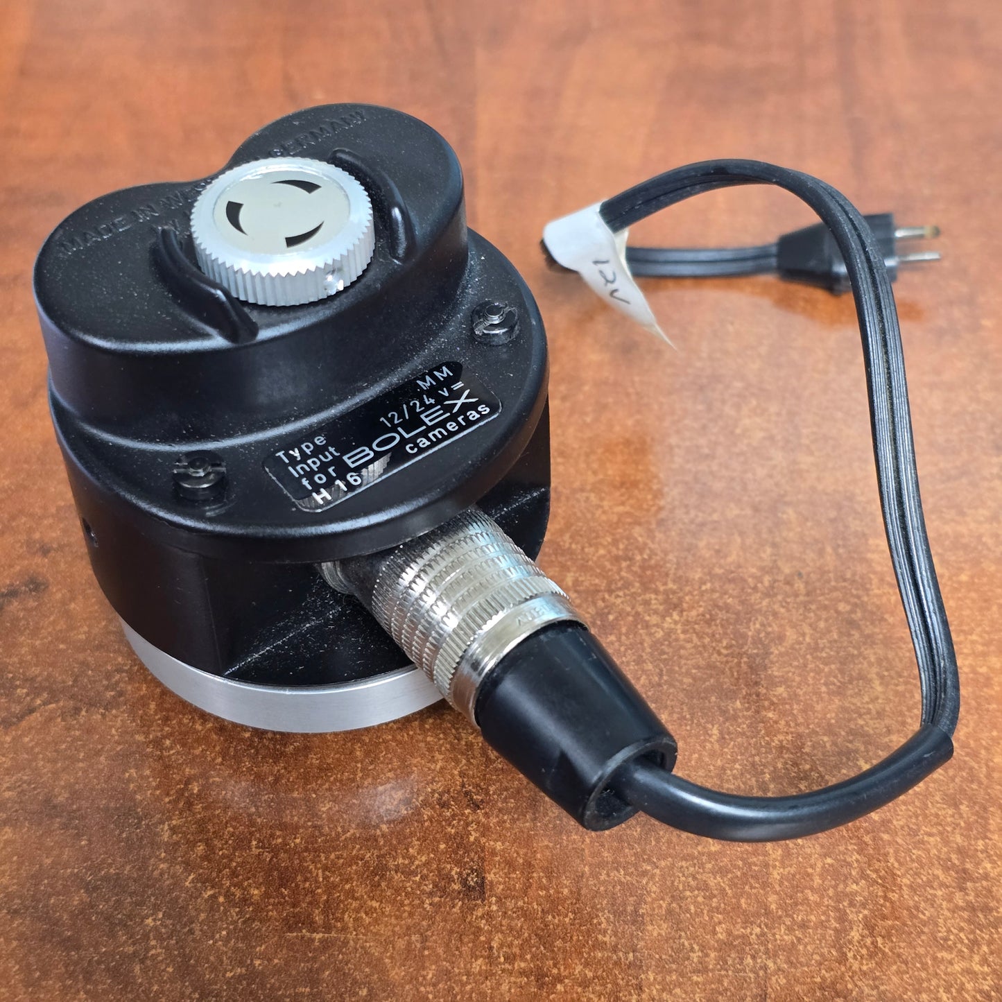 Bolex MM Type Magazine Motor with Cable for 400' Bolex Magazine S# K015617