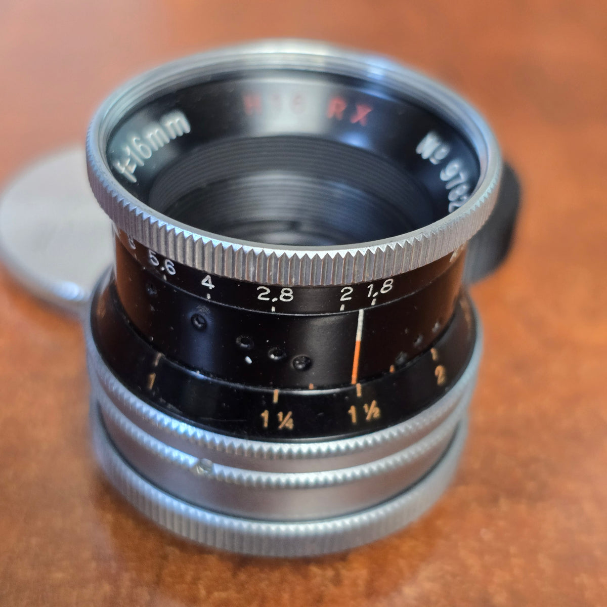 Switar 16mm f1.8 H16RX C-Mount Lens S# 978292