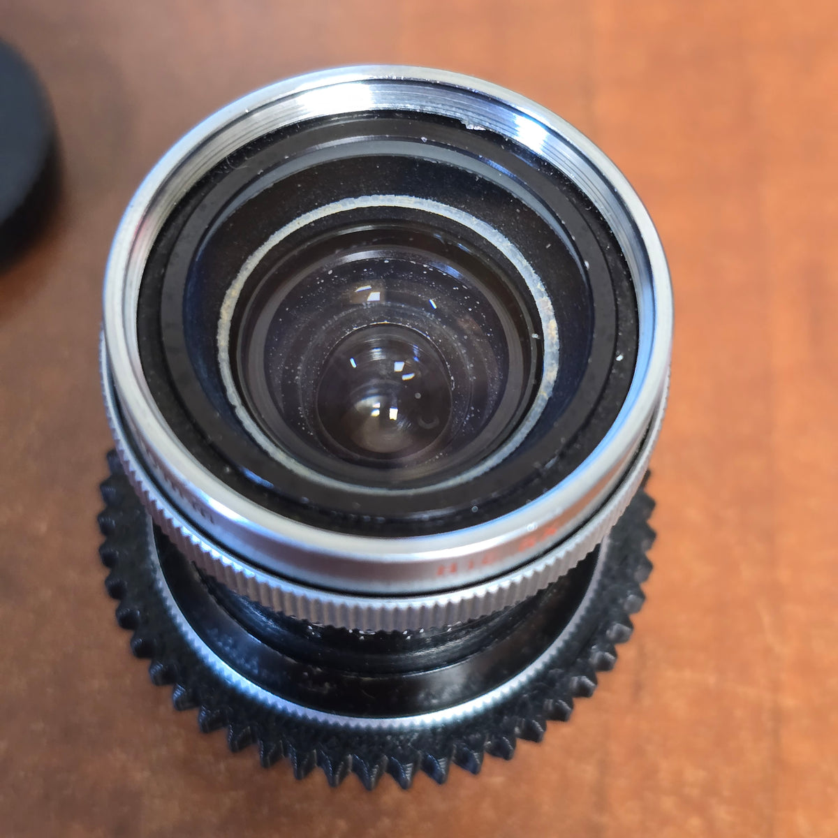 Switar 10mm f1.6 H16RX C-Mount Lens with Focus Gear S# 737761
