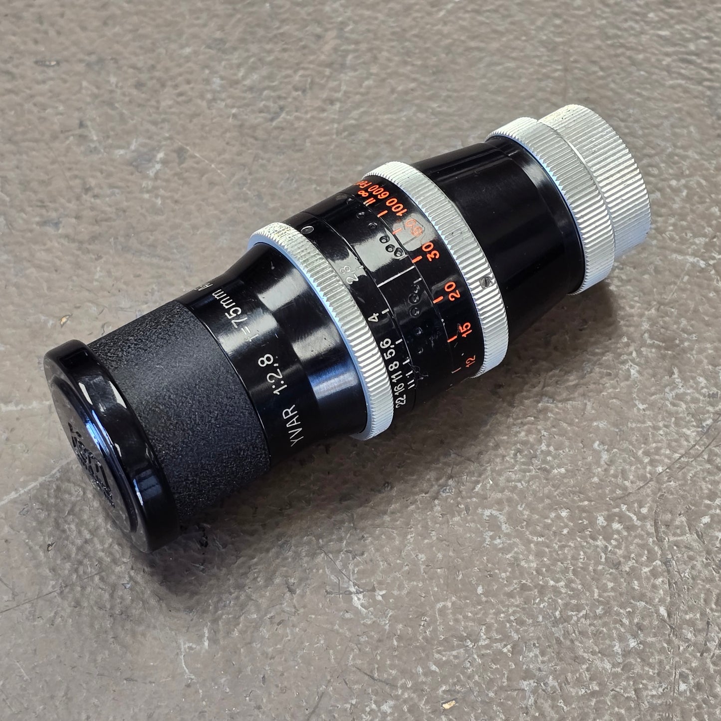 YVAR 75mm f2.8 AR C-Mount Lens S# 111898