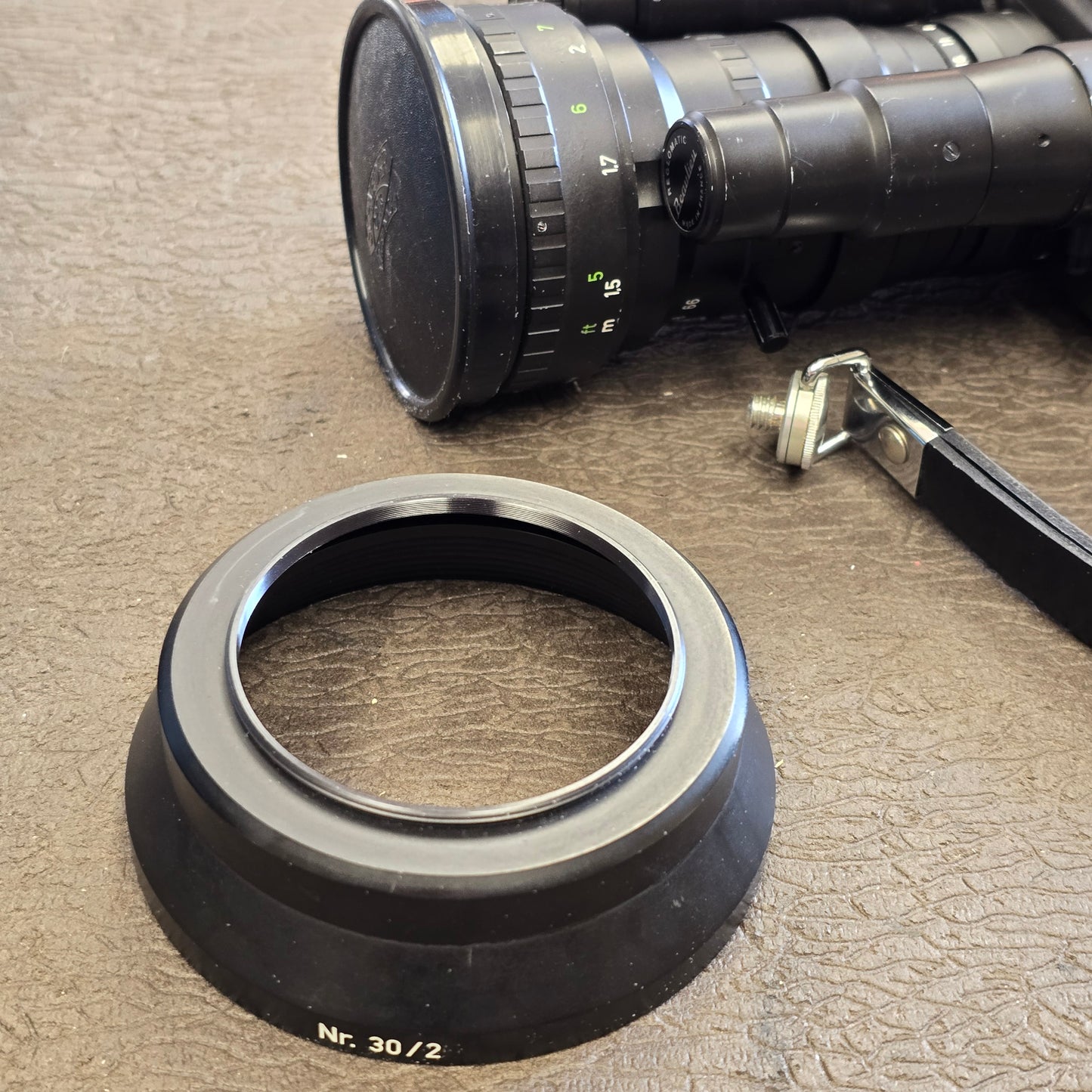 Beaulieu 4008 ZM2 Super 8mm Camera S# 910652 with Beaulieu-Optivaron Schneider-Kreuznach 6-66mm T1.8 Powered Zoom Lens S# 12136156