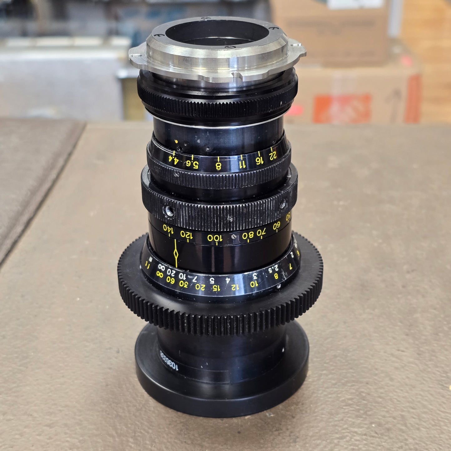 Angenieux 35-140mm T4.4 PL Mount Zoom Lens S# 1036338 With Case