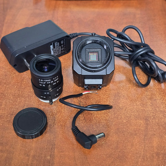 Mini 1/3" Sony CCD 700TVL CCTV Security DC Auto IRIS CS Mount Box Color Camera