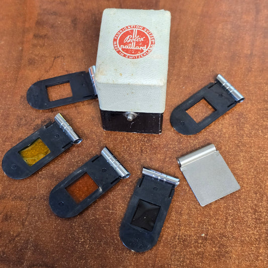 Bolex Gel filter Frame Holder Set of 5 for Older Non Reflex Bolex Model Cameras