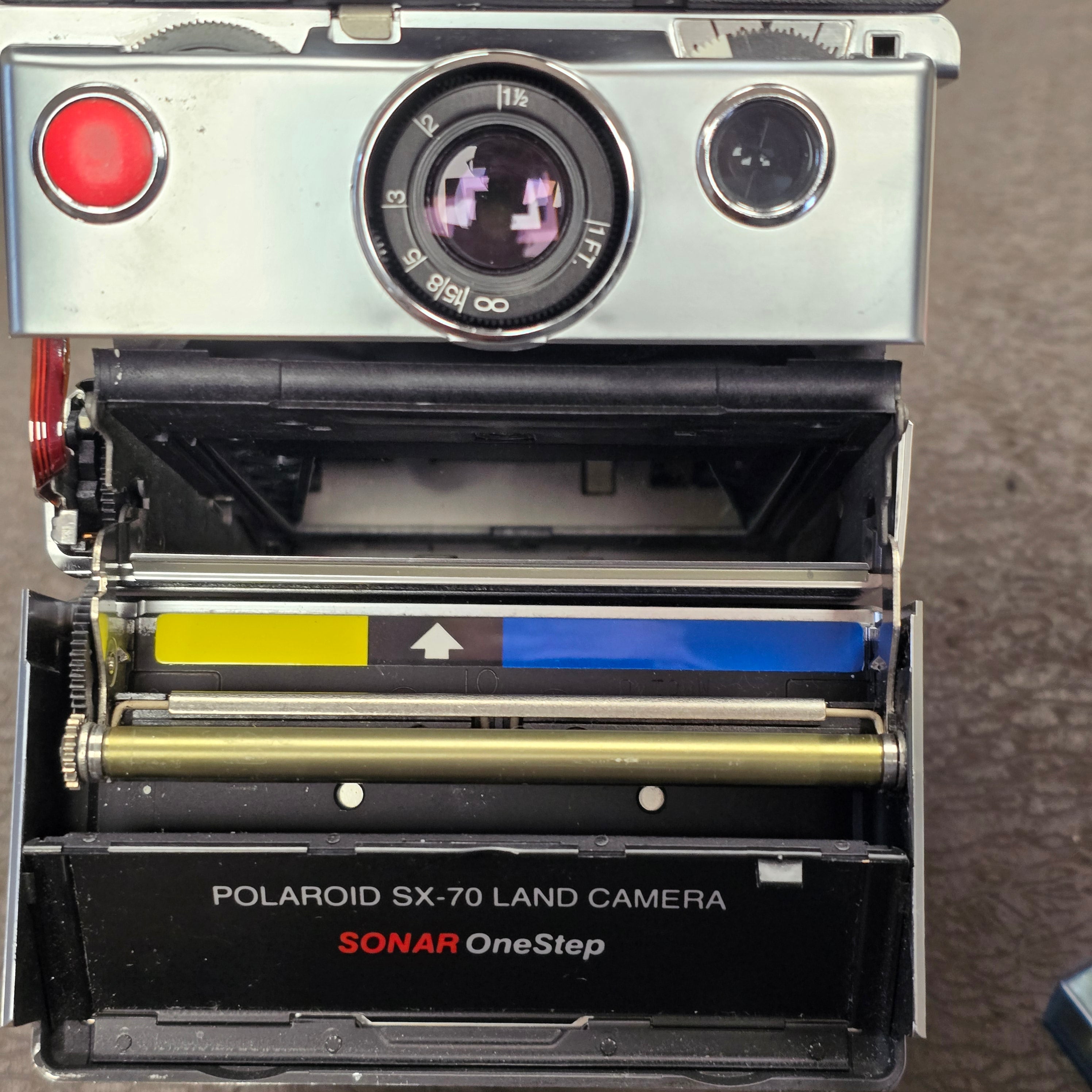 Polaroid SX-70 Land Camera Sonar One Step with Flash & Manual – Du