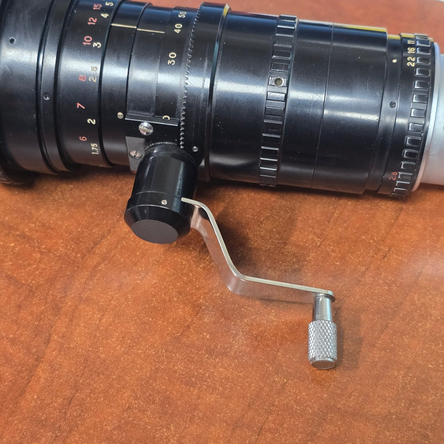 Zoom Crank for Angenieux 12-120mm & Angenieux 15-150mm Zoom lenses