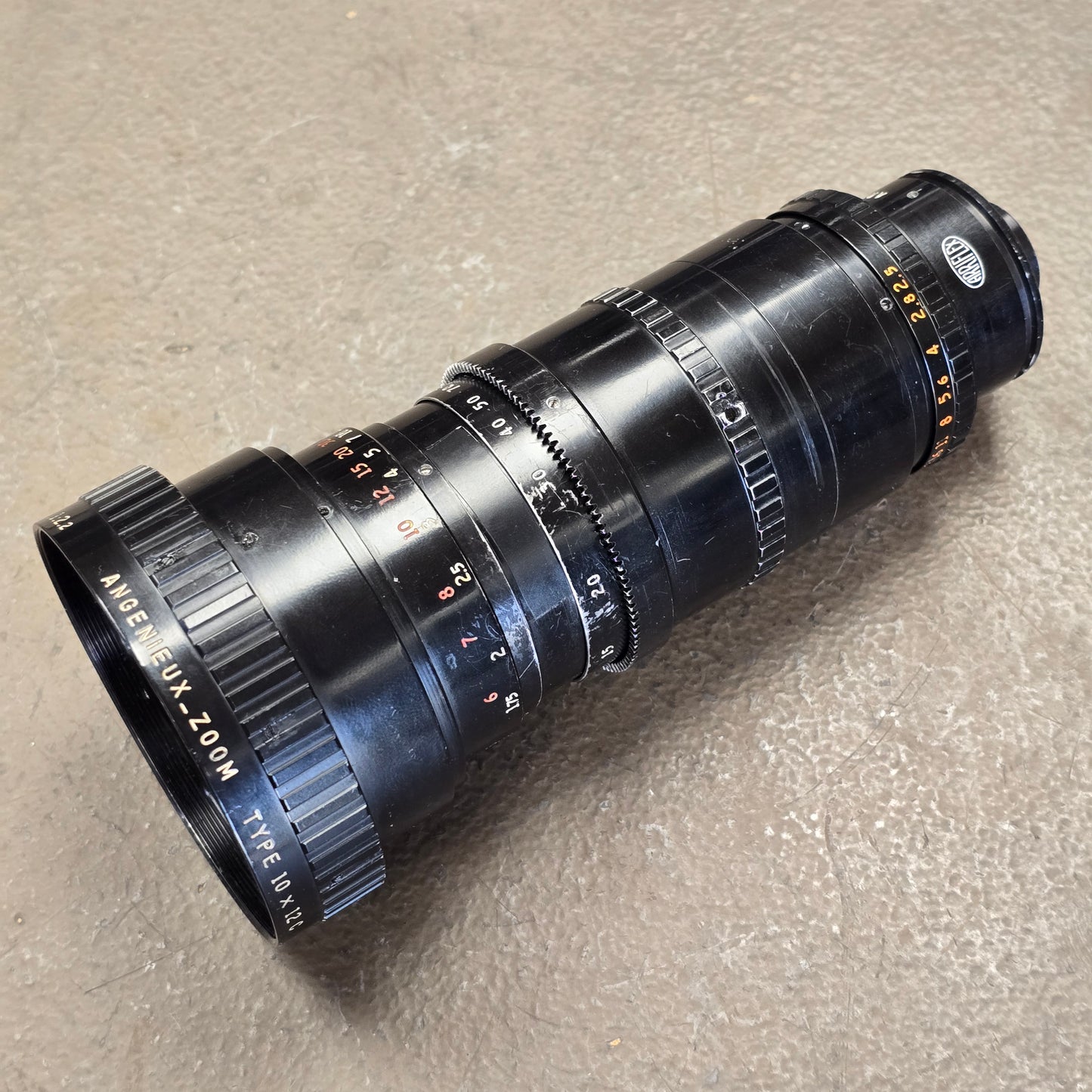 Angenieux 12-120mm f2.2 Type 10 x 12C Arri Standard Mount Zoom lens S# 1375841