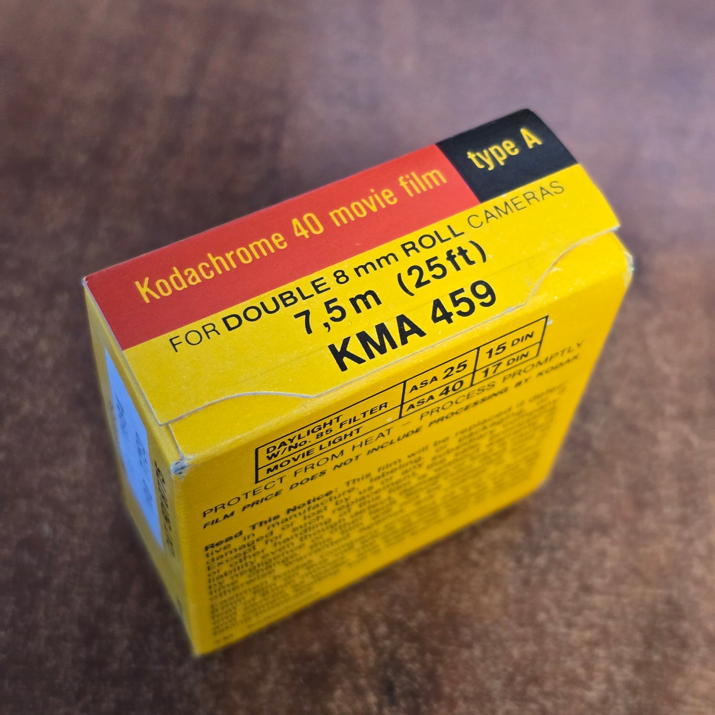KODAK Kodachrome 40 Double 8mm Film ( Expired Stock )