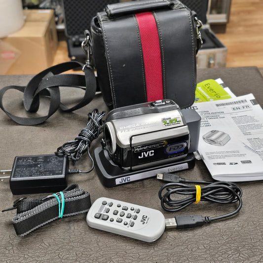 JVC Everio GZ-MG255U Hard Disk Camcorder Package (NTSC) S# 092K2395