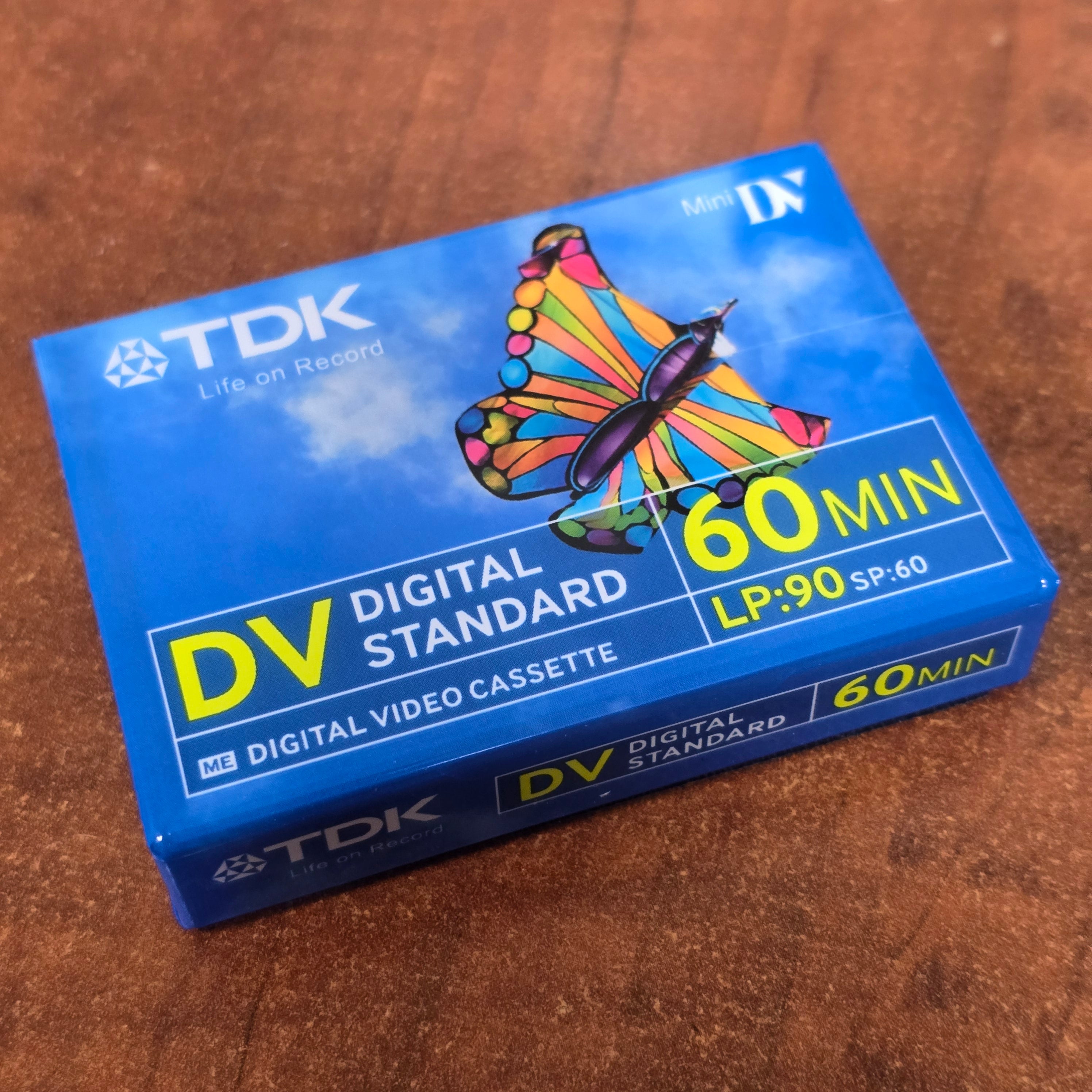 TDK DVM60 60 Minute LP:90 Blank Tape Cassette for Mini DV – Du-All