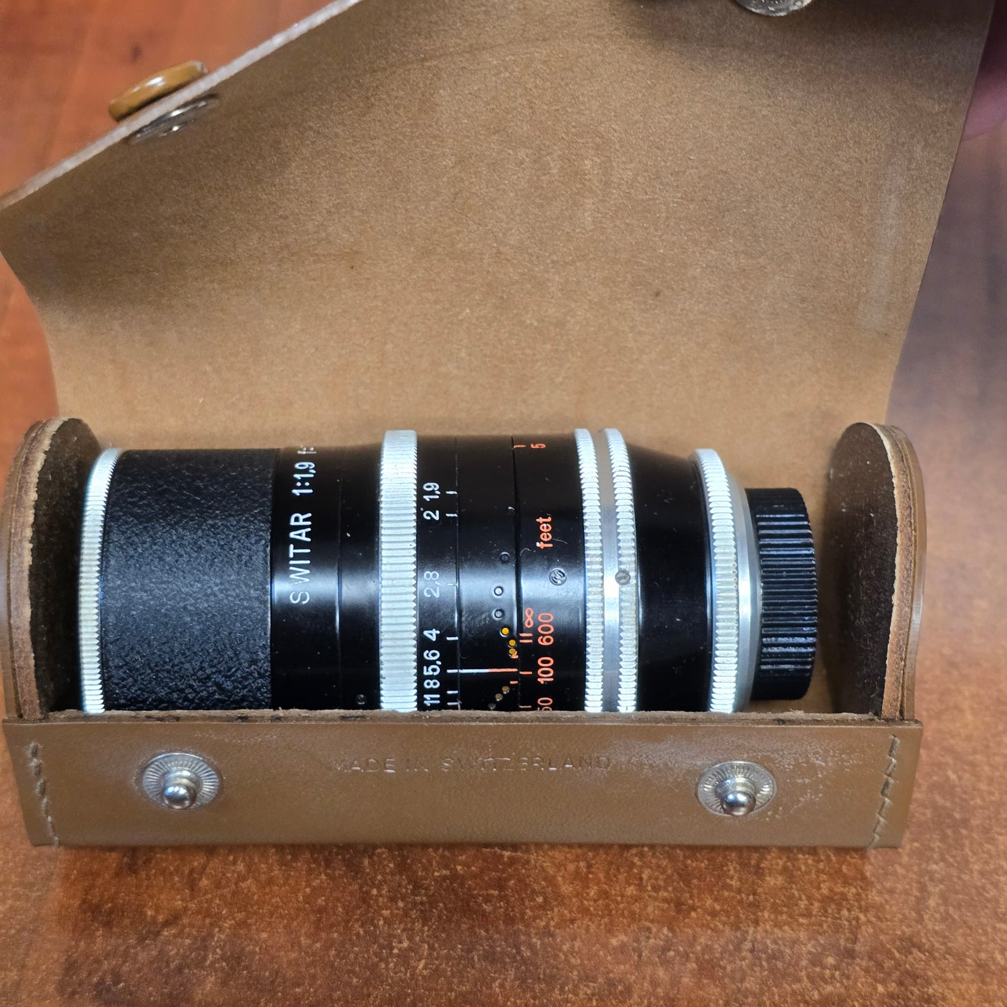 Switar 75mm f1.9 C-Mount Lens S# 1061812