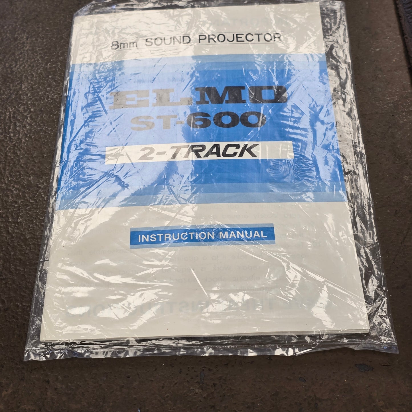 Elmo ST-600 M Super 8mm Sound Projector S# 405210 with Movie Film Promo Reel