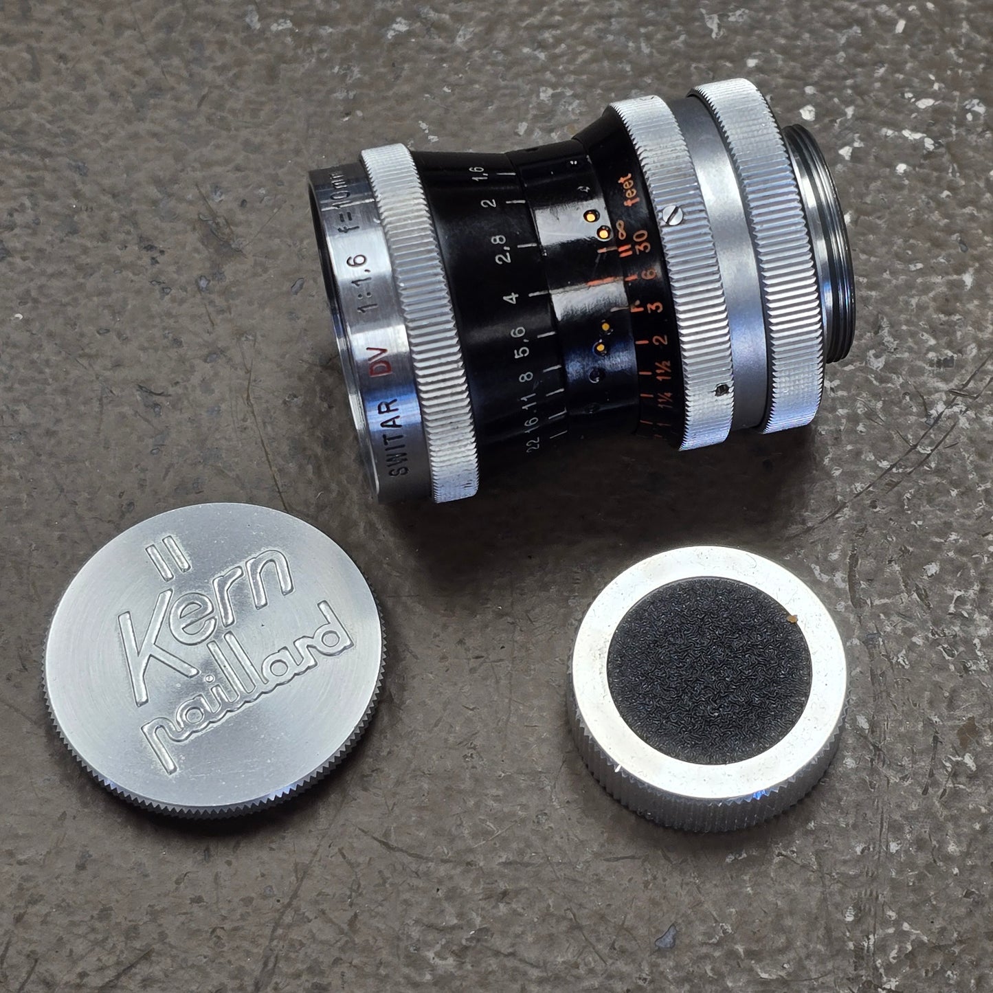 Switar DV 10mm f1.6 AR C-Mount Lens S# 315542