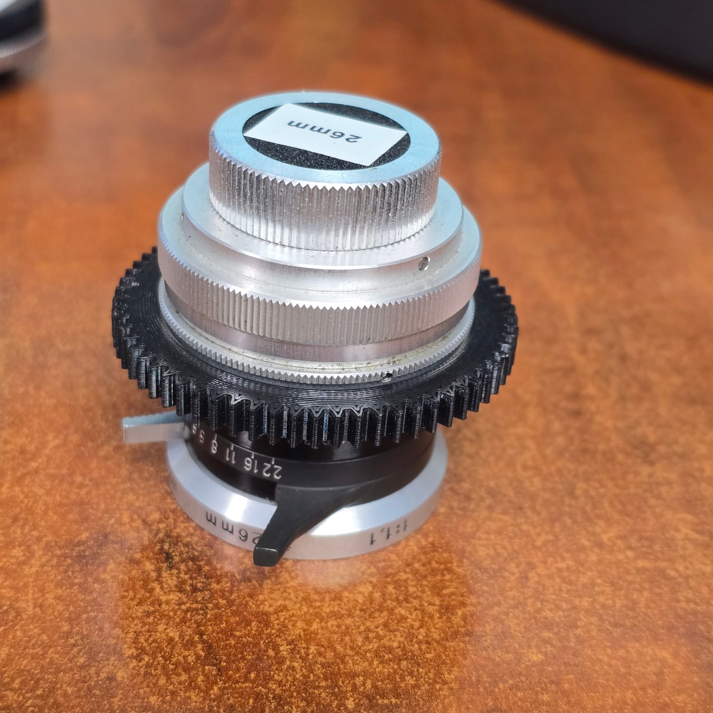 Focus Gear for Switar 26mm Macro Preset Lens