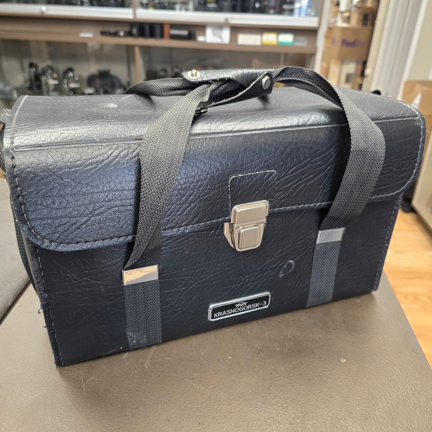 Krasnogorsk K-3 Super 16mm Camera S# 8702973 w/ Meteor 17-69mm Zoom lens S# 875659 with Case & Accessories