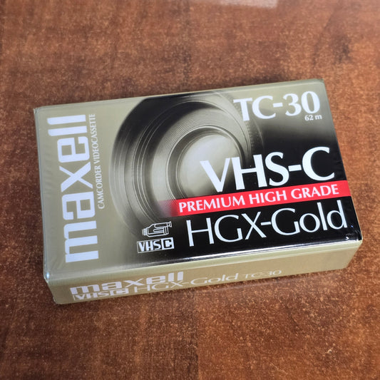 Maxell VHS-C HGX-GOLD TC-30