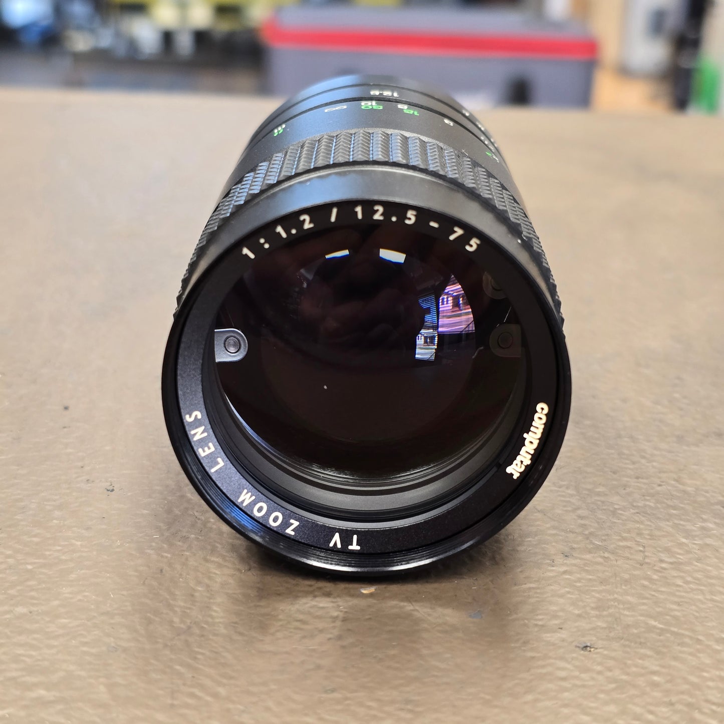 Computar 12.5-75mm f1.2 TV Zoom C-Mount Lens S# 313132