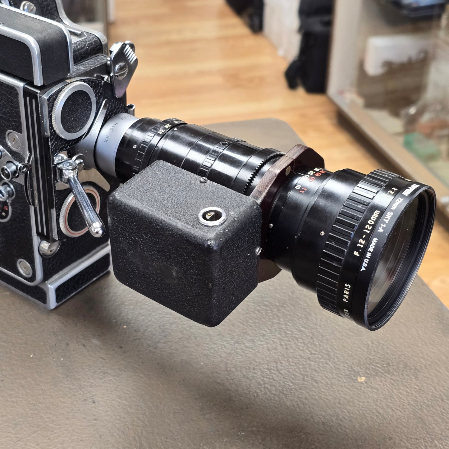 Motorized Zoom Control for Angenieux 12-120mm & Angenieux 15-150mm  Zoom lenses