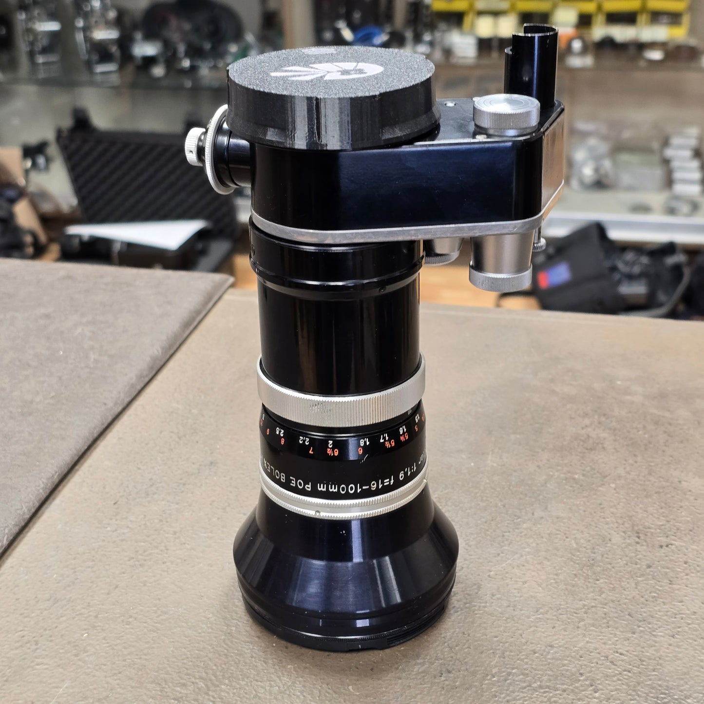 Kern Vario-Switar 16-100mm POE f1.9 Zoom Lens Bolex Bayonet Mount S# 1122721