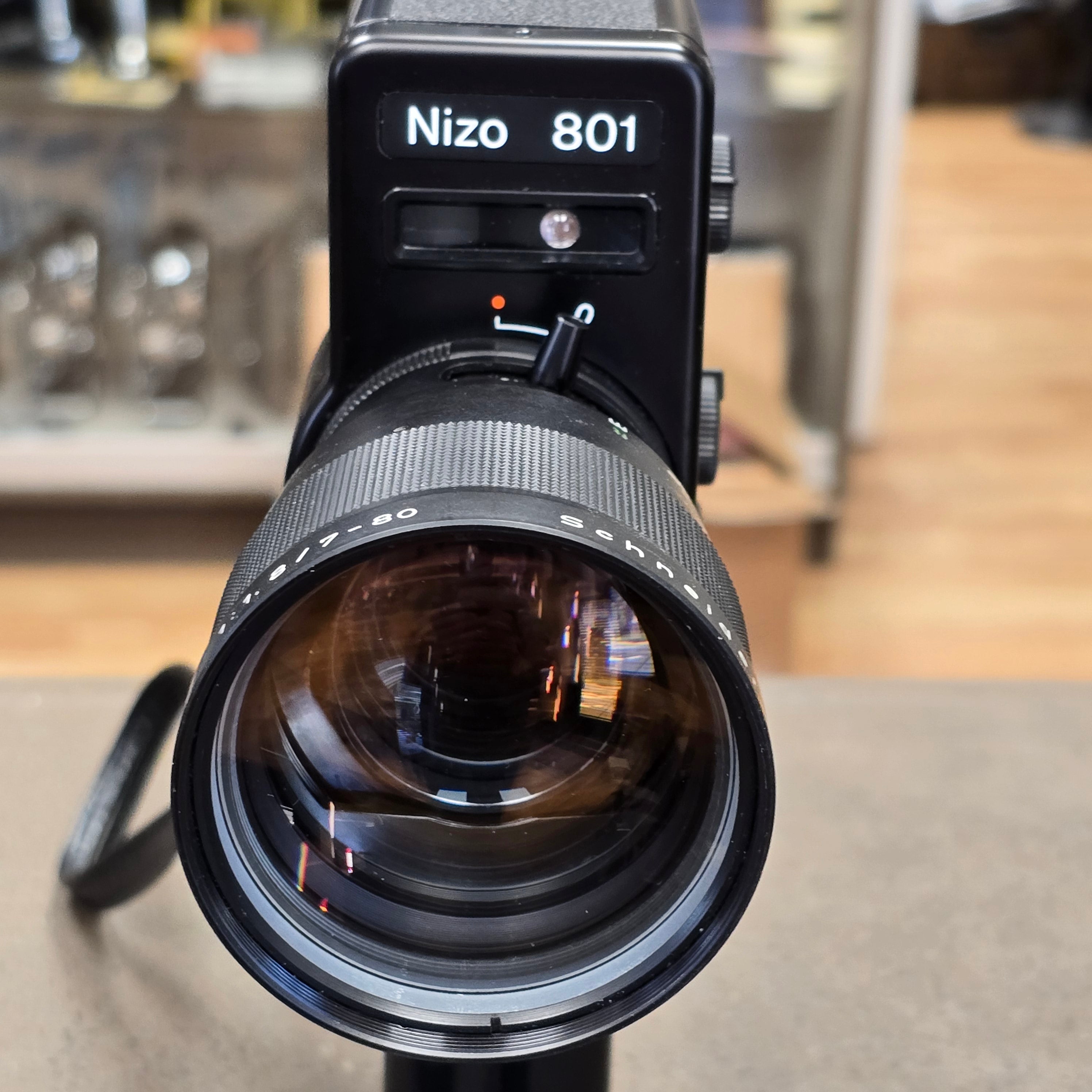 Nizo 801 Super 8mm Camera (Black Version) S# 1151204 – Du