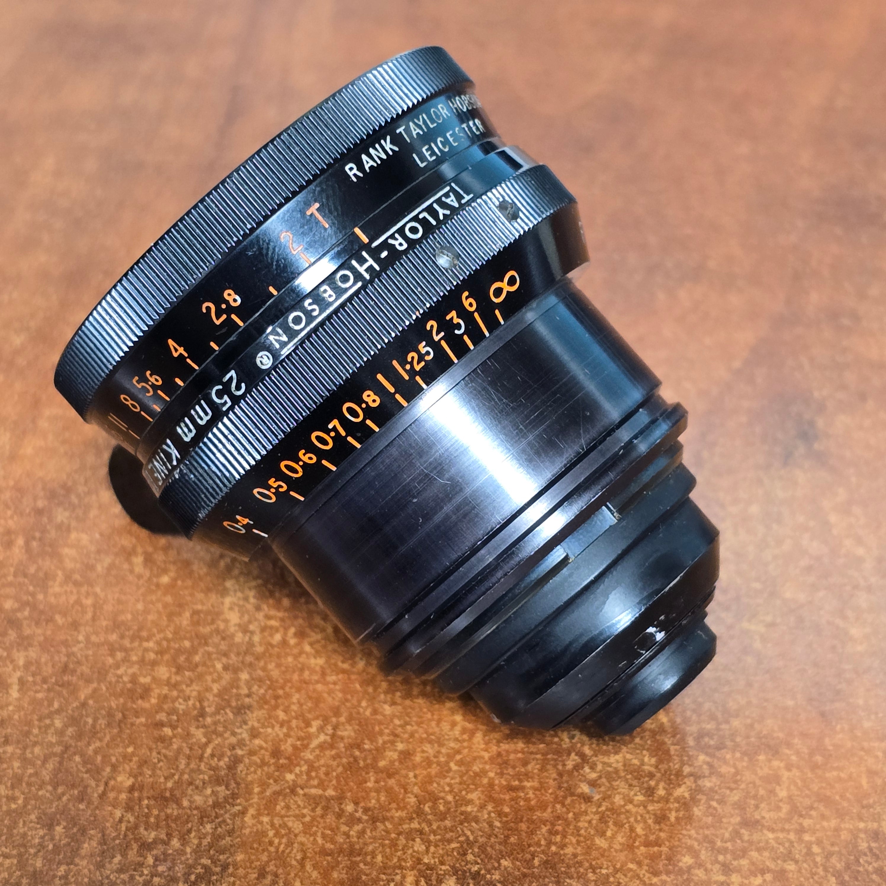 COOKE KINETAL  25mm T2 f/1.8 レンズ Cooke Kinetal 25mm T2 / f1.8 Arri Standard Mount Lens S