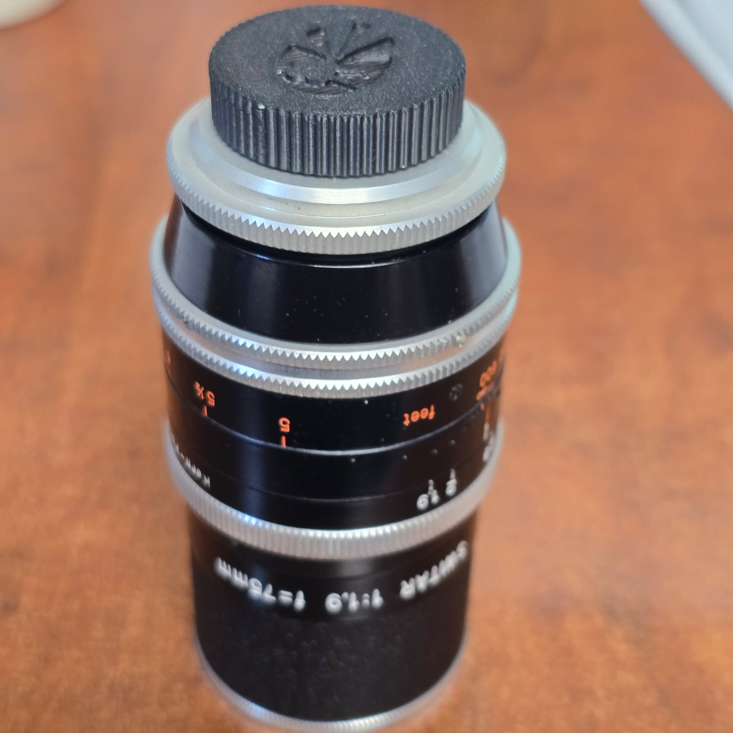 Switar 75mm f1.9 C-Mount Lens S# 1062057
