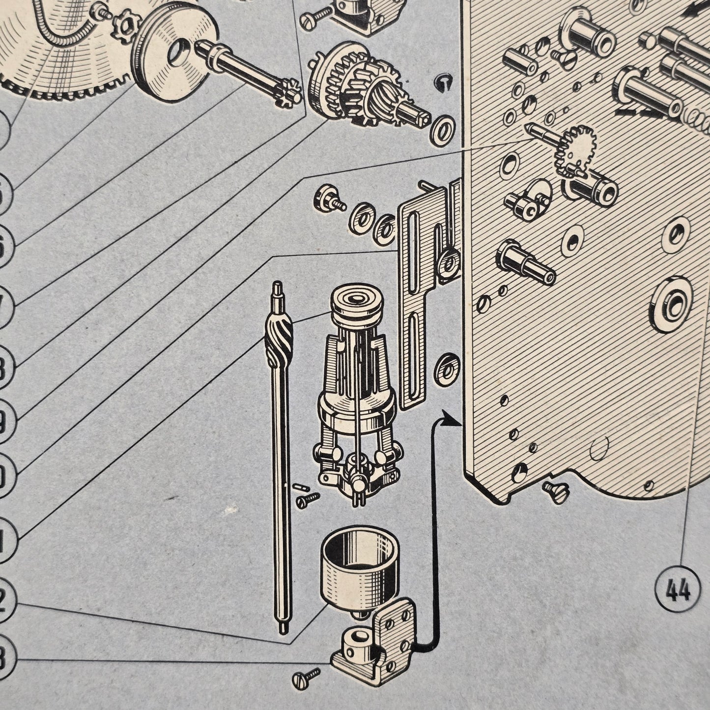 Bolex Rack Gear for Speed Governor