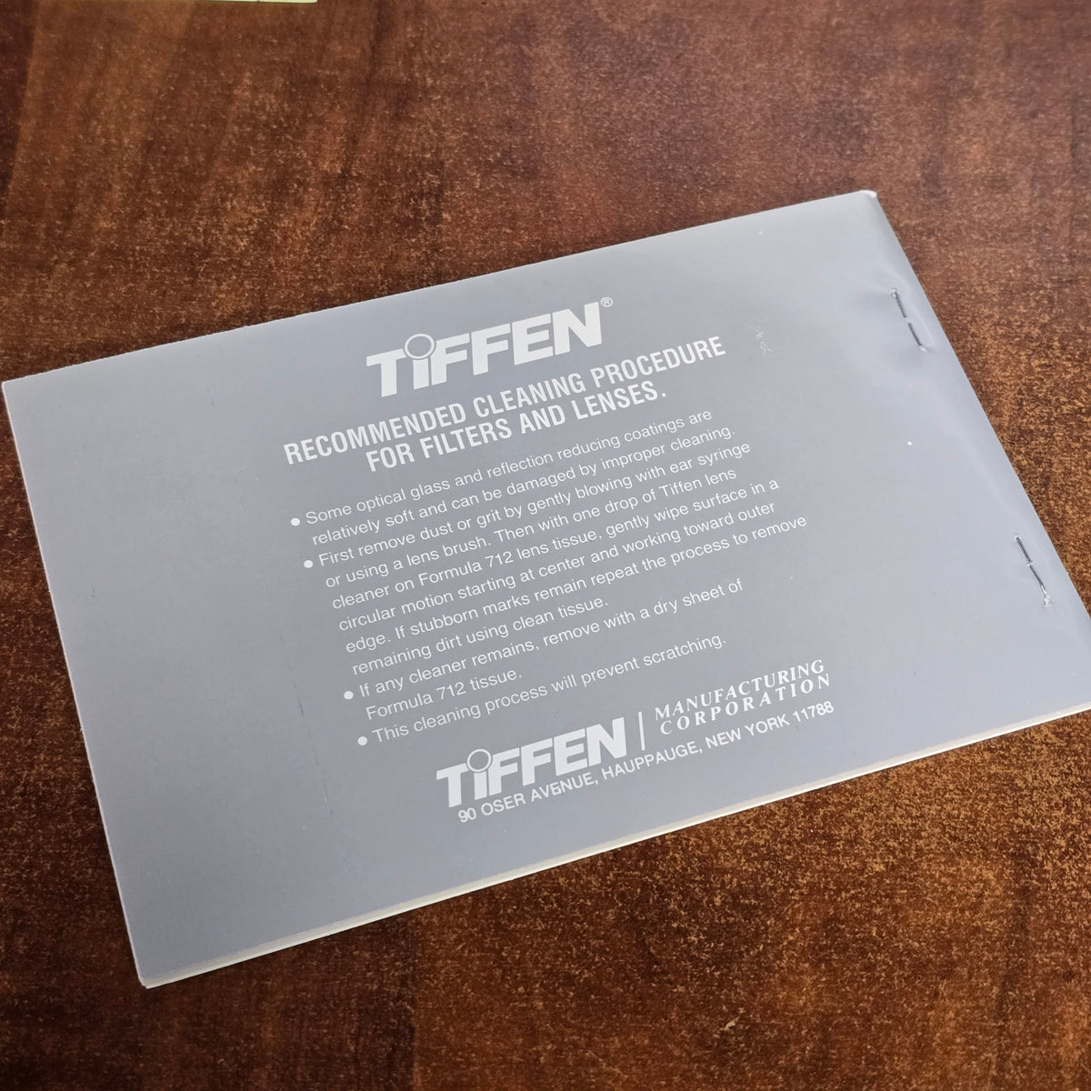 Tiffen Formula 712 Universal Filter &  Lens Cleaning Tissue ( 50 Sheets )