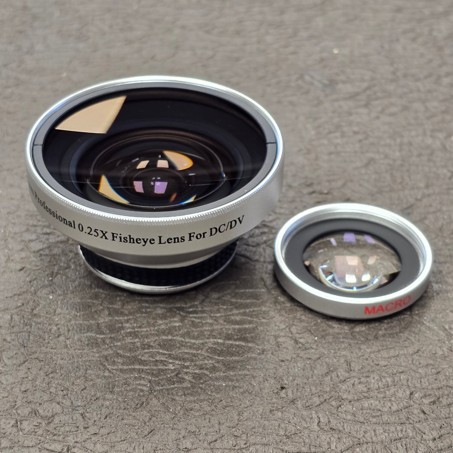 Super Fisheye Macro Lens Adapter 0.25X for 37mm threaded Lens