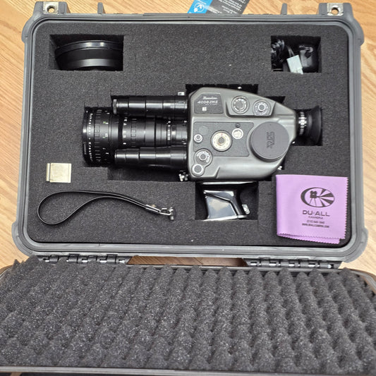 Beaulieu 4008 ZM2 Super 8mm Camera S# 923969 with Beaulieu-Optivaron Schneider-Kreuznach 6-66mm T1.8 Powered Zoom Lens S# 12145279