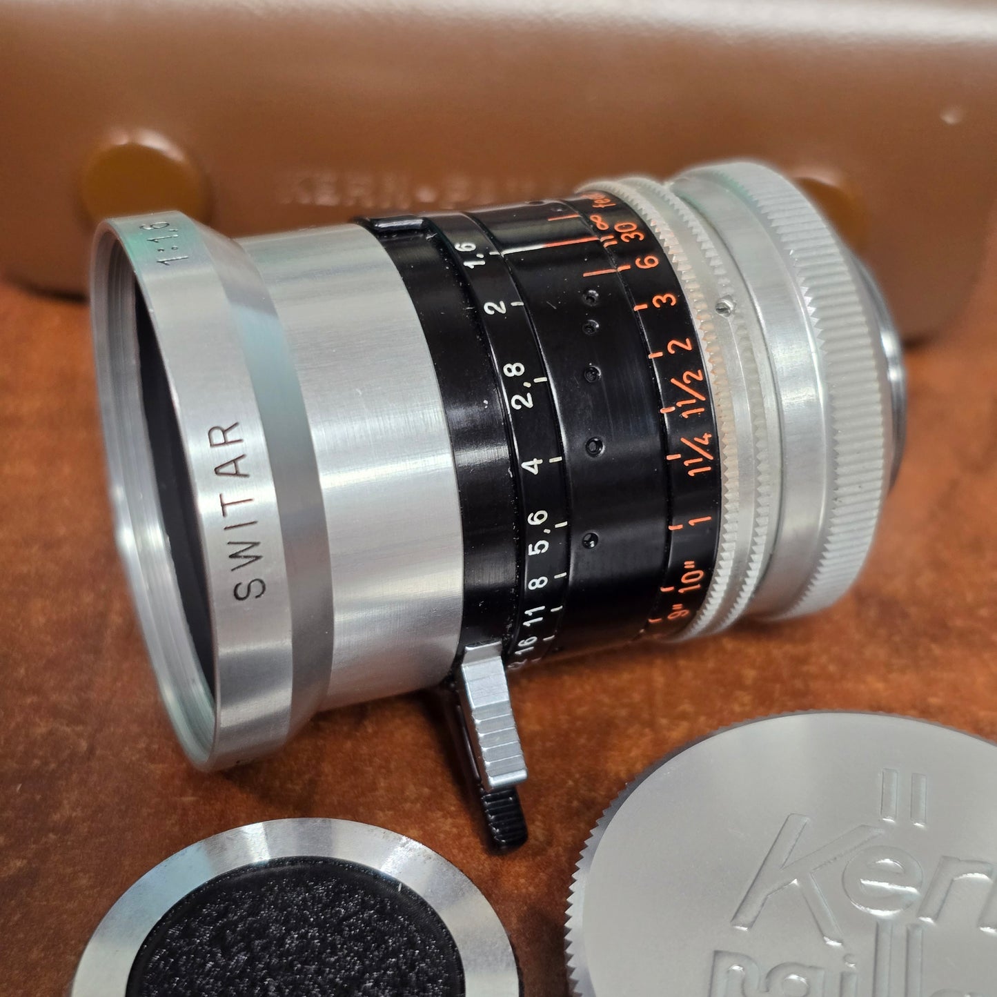 Switar 10mm Preset f1.6 H16 RX C-Mount Lens S# 1100427