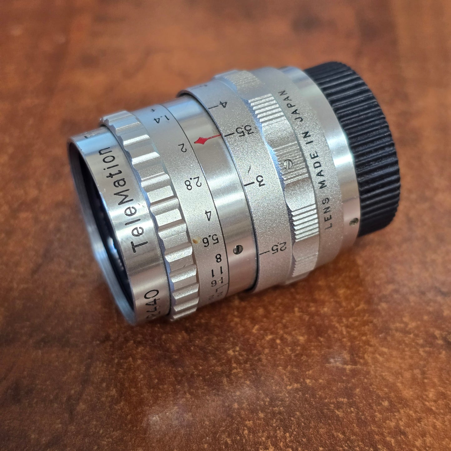 Telemation 25mm f1.4 TV C-Mount Lens S# 12440