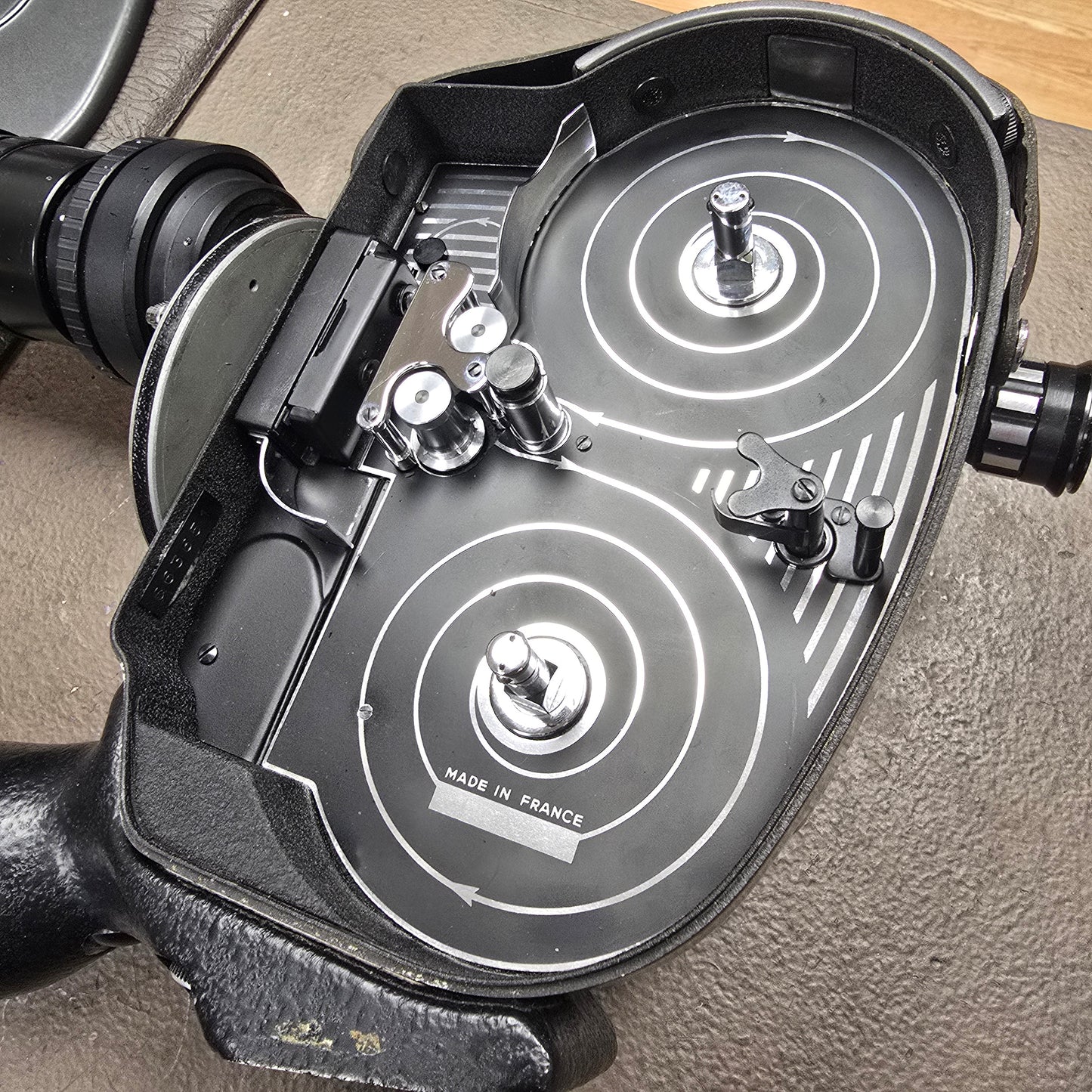 Beaulieu R-16 Camera Body S# 663661 with Angenieux 12.5-75mm Zoom lens S# 1194005