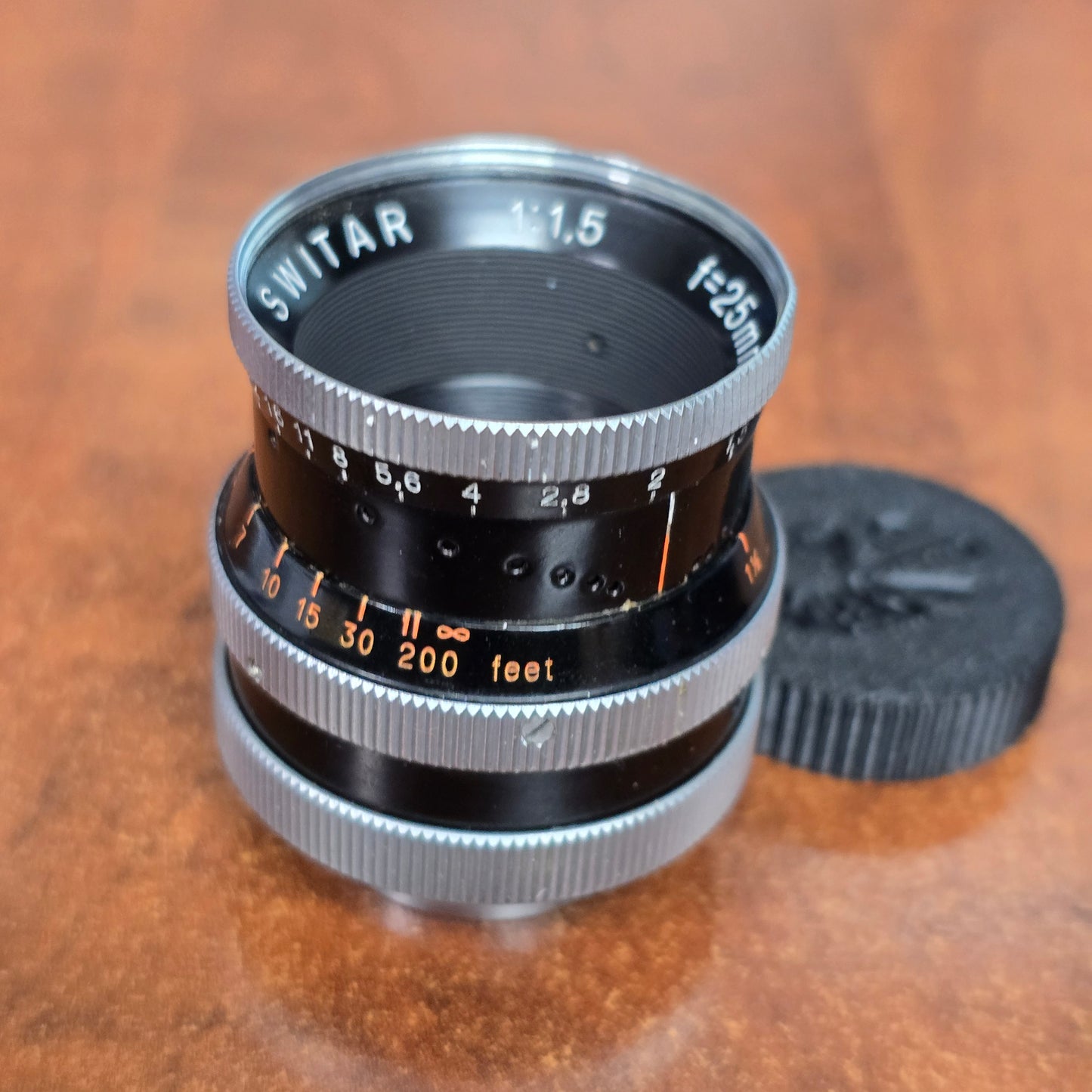 Switar 25mm f1.5 AR Non Reflex C-Mount Lens S# 200258