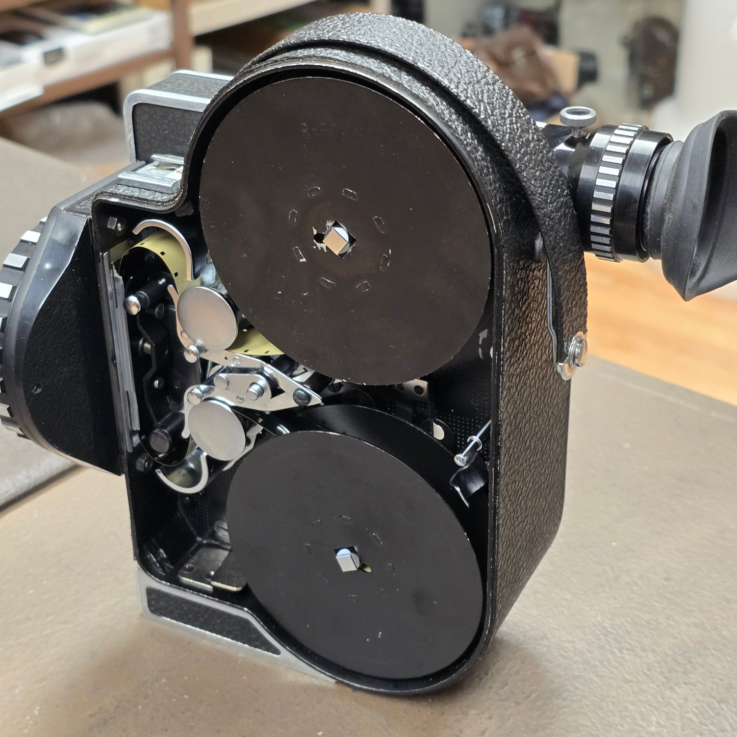 Bolex Super 16 SB Camera body with 13X Viewfinder S# 303332