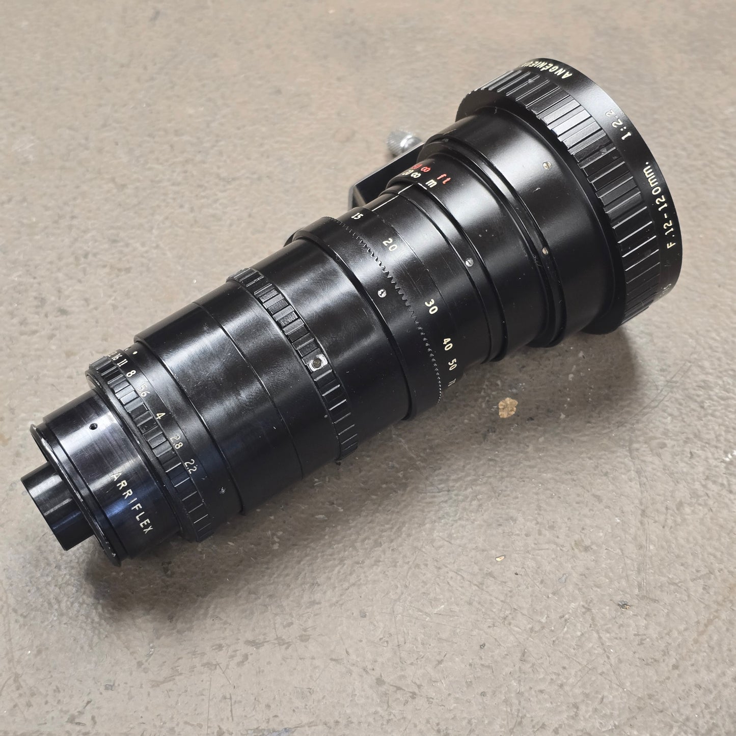 Angenieux 12-120mm f2.2 /t2.5  Type 10 x 12B Arri Standard Mount S# 1098380