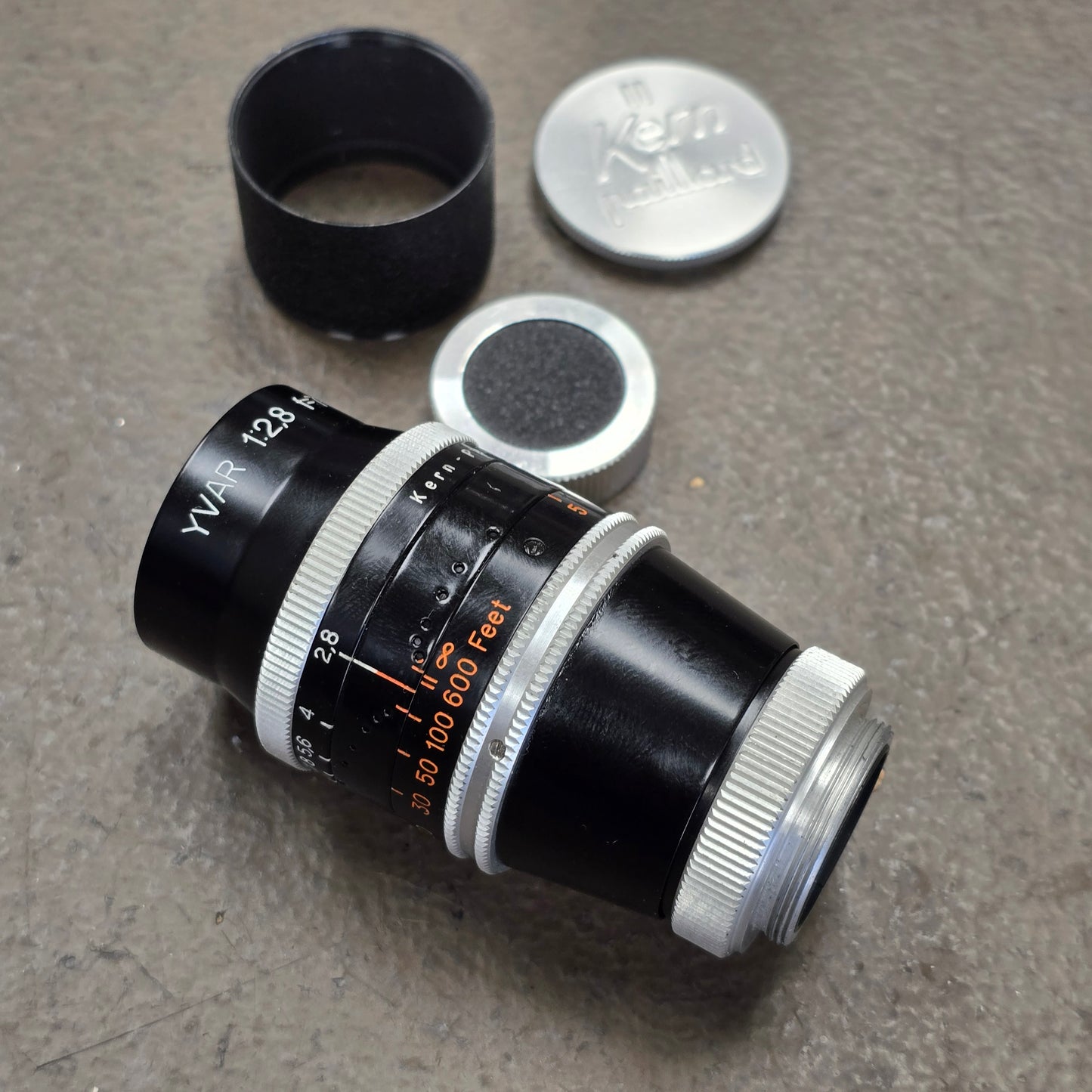 YVAR 75mm f2.8 AR C-Mount Telephoto Lens S# 1022388