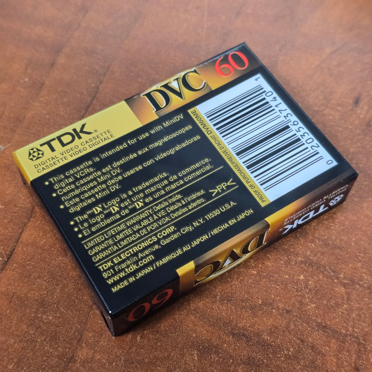TDK DVM60ME Mini DV Cassette 60 Minutes