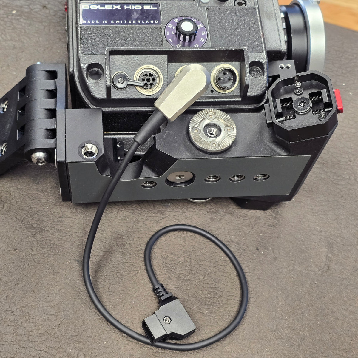 Bolex EL D-Tap Power cable Right Angle Style Connector (Approx 16")