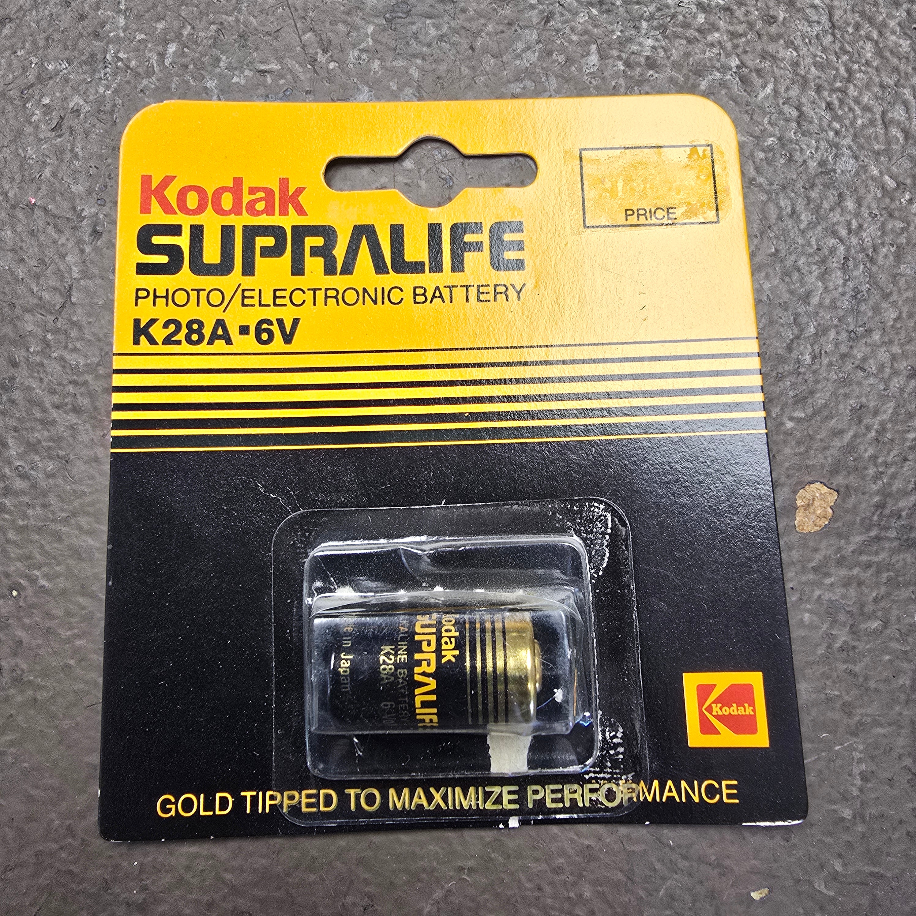 Kodak Supralife K28A 6 Volt Battery each – Du-All Camera