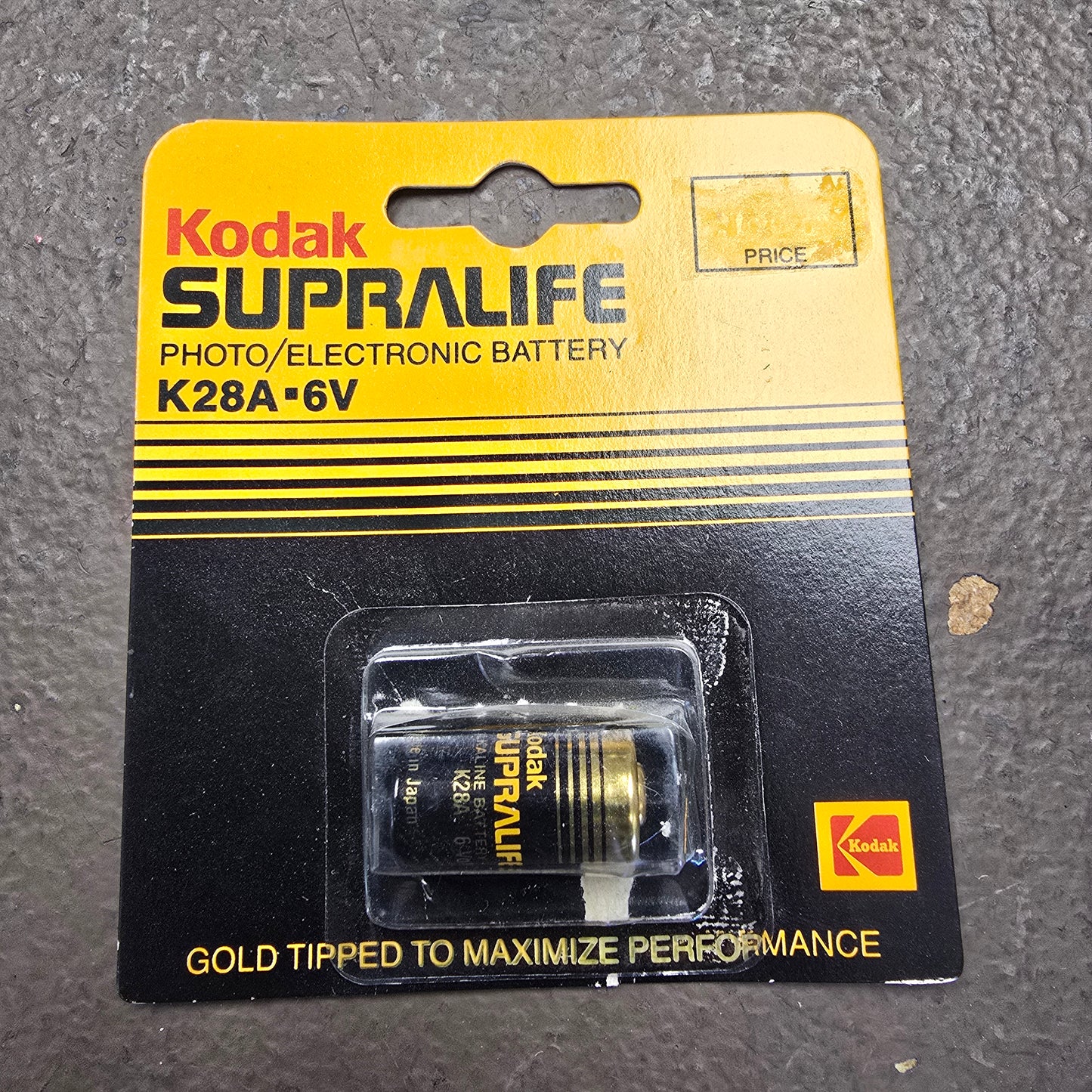 Kodak Supralife K28A  6 Volt  Battery each