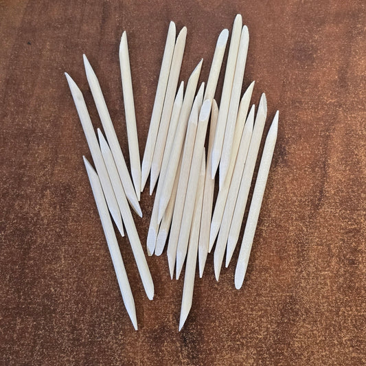 Wooden Orange Stick 3" ( 20 Pack )