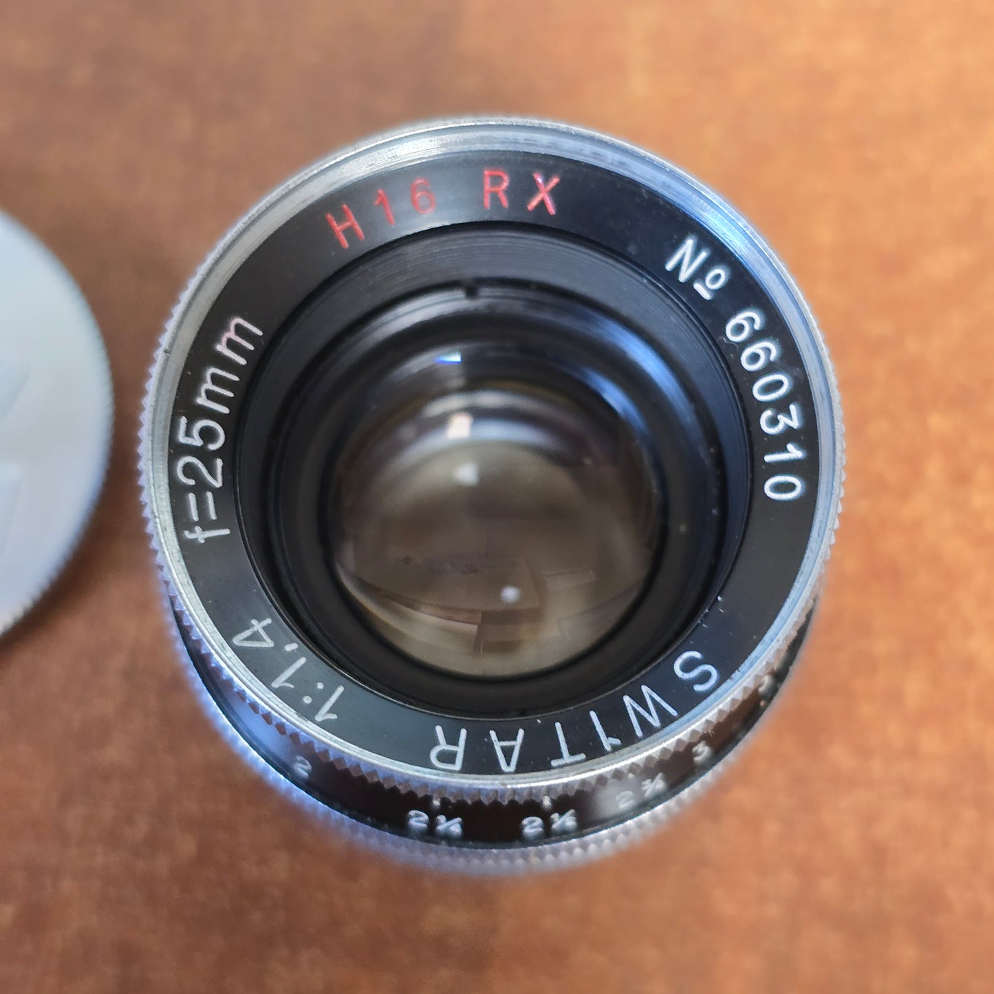 Switar 25mm f1.4 H16RX C-Mount Lens S# 660310