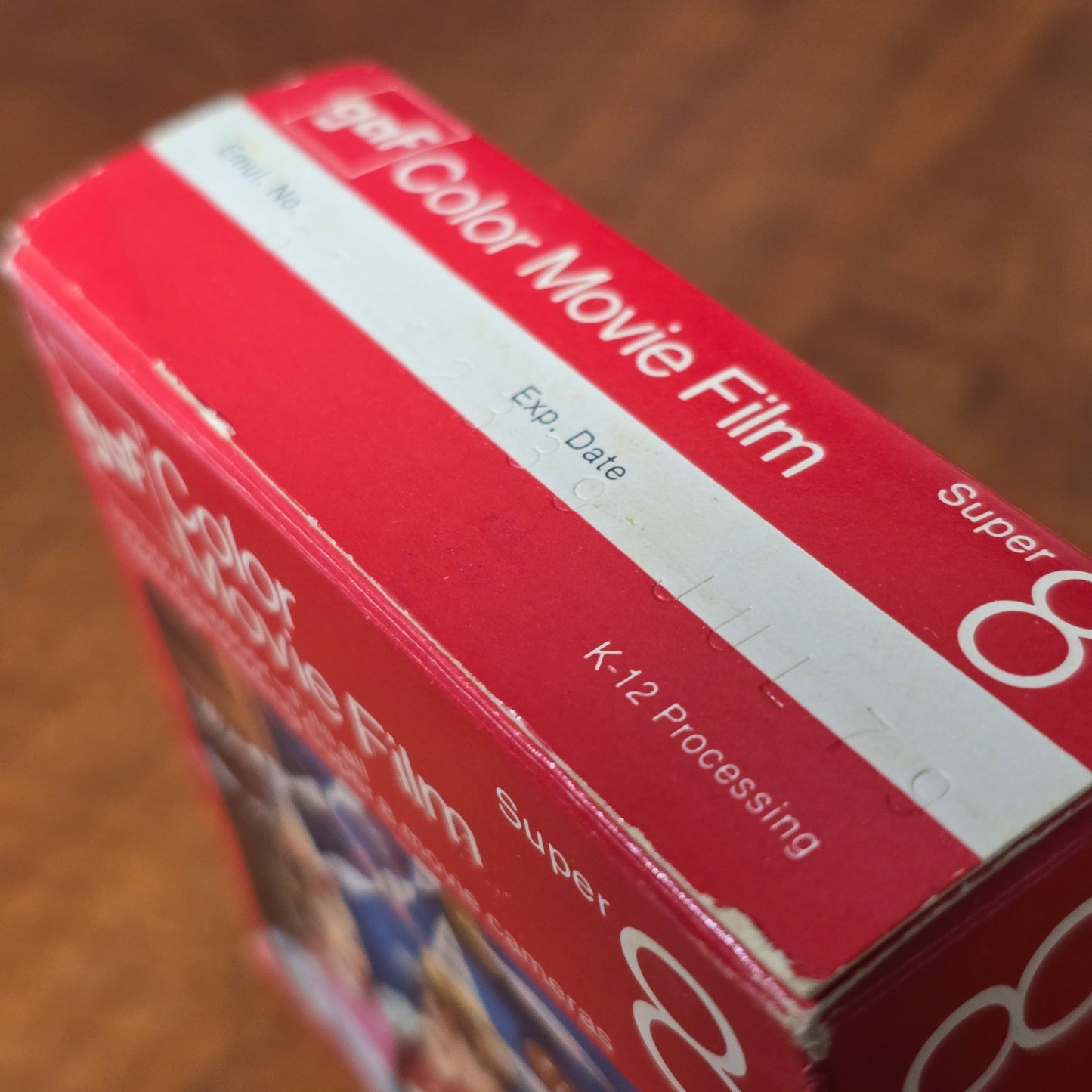 GAF Super 8mm 50' Color Reversal Film Expired Stock